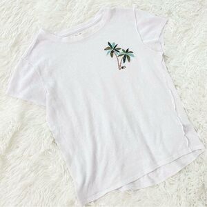 We The Free Tee with Palm Tree Embroidery